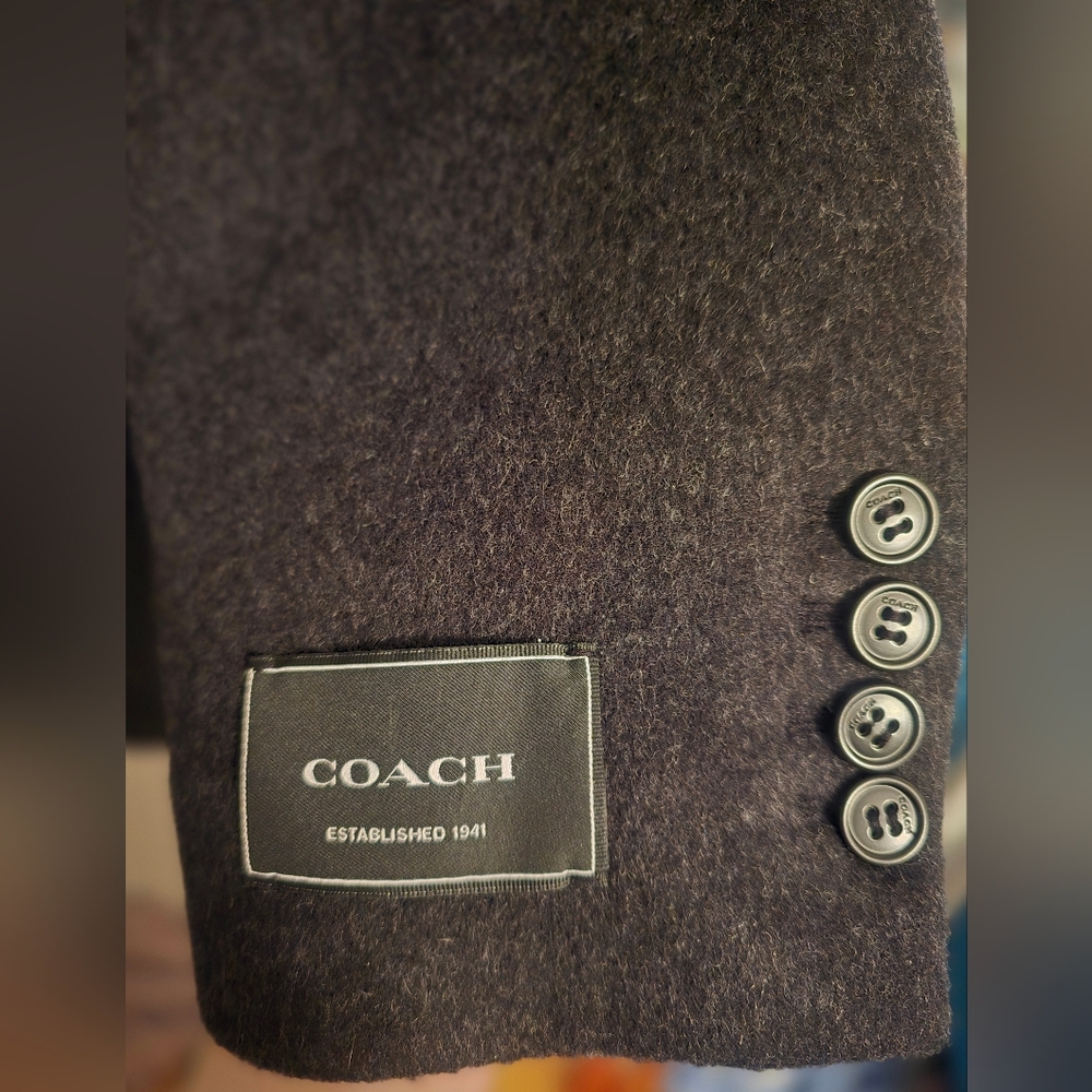 Coach Wool Pea Coat - Picture 2 of 4